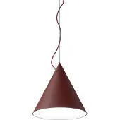 Noon Castor riippuvalaisin 40 cm Bordeauxpunainen-tummanpunainen-messinki