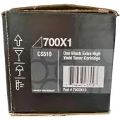 Lexmark 70C0X10 Extra High Yield -laservärikasetti, musta