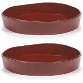 Serax La Mère syvä lautanen M Ø23 cm 2 kpl Venetian red