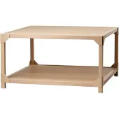 Gärsnäs Bleck sohvapöytä 75x75 cm vaneri Pyökki-luonnollinen