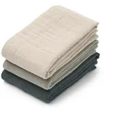 Liewood Lewis muslin frotee 3 osaa 65x65 cm Dove blue mix