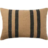 Broste Copenhagen Sigrun tyynynpäällinen Ruskea kelppi-black, 40x60 cm