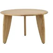 1898 Lyckeby sohvapöytä Ø60x37,5 cm Luonnonlakattu tammi