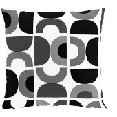 Arvidssons textil Spiraldans tyynynpäällinen 47x47 cm Harmaa
