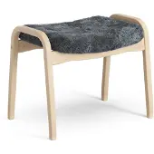 Swedese Lamino jalkarahi lakattu pyökki/lampaannahka Charcoal (tummanharmaa)