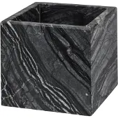 Mette Ditmer Marble kuutio 8,5x8,5 cm Black-grey