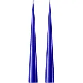 Ester & Erik -kartiokynttilä 37 cm, 2-pakkaus lakattu Cornflower 48
