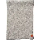 Klippan Yllefabrik Gooseye midi villahuopa 90 x 130 cm Harmaa