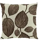 Arvidssons textil Lyckans blad tyynynpäällinen 45x45 cm Ruskea