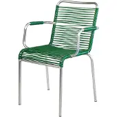 Fiam Mya Spaghetti nojatuoli Dark green