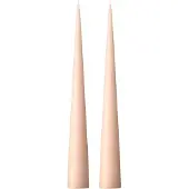 Ester & Erik -kartiokynttilä 37 cm, 2-pakkaus matta Ice latte 11