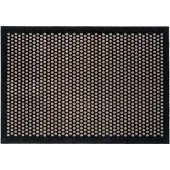 Tica Copenhagen Floormat Polyamide, 130X90 Cm, Dot Design - Black - 130X90X0.7CM
