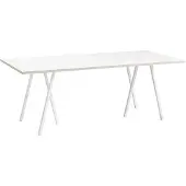 HAY Loop Stand ruokapöytä White laminate-white, 200 cm