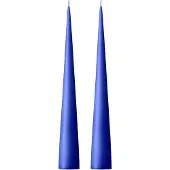 Ester & Erik -kartiokynttilä 37 cm, 2-pakkaus matta Cornflower 48