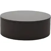 Mojoo Matt lakattu säilytyslaatikko Ø20x7 cm Black