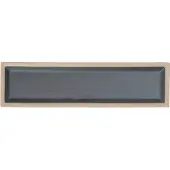 By On Fumiko lautanen, 11,5 x 43 cm Beige-black