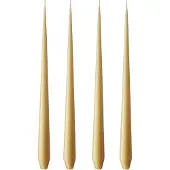 Ester & Erik -kynttilä, 4-pakkaus matta beige 14/2, 42 cm
