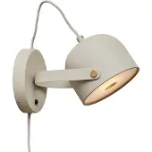 Co Bankeryd Svejk 13 seinälamppu Beige-messinki
