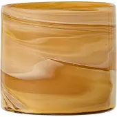Bloomingville Sylas Fyrfadsstage, Orange, Glas