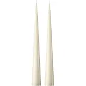 Ester & Erik -kartiokynttilä 37 cm, 2-pakkaus lakattu Ivory 06-0