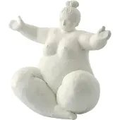 Lene Bjerre Serafina koriste nainen syleilevä 24 cm White