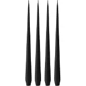 Ester & Erik -kynttilä, 4-pakkaus matta Velvet matt black 95, 32 cm