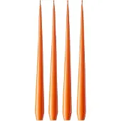 Ester & Erik -kynttilä, 4-pakkaus lakattu Mild orange 16, 32 cm