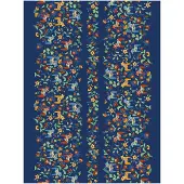Arvidssons textil Leksand Bård vahaliina Sininen
