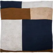 House Doctor Patch tyynynpäällinen 50x50 cm Musta hiekka ruskea