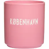 Design Letters suosikkikuppi Danish Words 25 cl København-pink