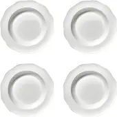 Serax Silhouette pasta lautanen Ø22 cm 4 kpl White