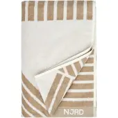 NJRD Stripes kylpypyyhe 70x140 cm Beige