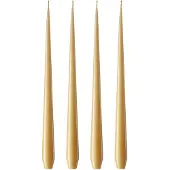 Ester & Erik -kynttilä, 4-pakkaus lakattu beige 14/2-0, 42 cm