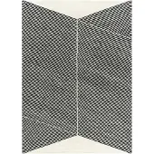 NJRD Rectangles-villamatto, luonnonvalkoinen 200x300 cm