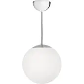 Konsthantverk Funkis Glob riippuvalaisin White-chrome Ø20 cm