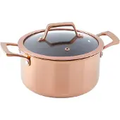 Hâws Santo Casserole 3.4L W/Lid Hybrid Coating Rose Gold - Gold - 3.4 L