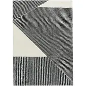 NJRD Stripes-villamatto, luonnonvalkoinen 170x240 cm