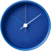 Georg Jensen Koppel seinäkello Ø10 cm Iconic blue
