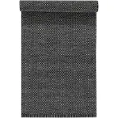 Scandi Living Lea villamatto musta 80x240 cm