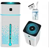 Hobby Hall Ultraääni-ilmankostutin, mykistävä, 7 väriä, yövalo, 1000 ml