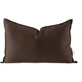 Scandi Living Calm tyynynpäällinen pellava 40 x 60 cm Chocolate Brown