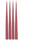 Scandi Essentials Atmosphere antiikkikynttilä 4-pakkaus 32 cm Dark red