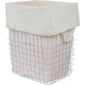 Mette Ditmer Store-It Basket With Canvas Bag - Purple - W32X L40X H50CM