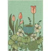 Ekelund Linneväveri Soft Green keittiöpyyhe 35x50 cm Vihreä