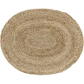 Dixie Braided Oval -tabletti 45 x 35 cm