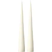 Ester & Erik -kartiokynttilä 37 cm, 2-pakkaus matta Ivory 06