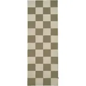 Classic collection Square käytävämatto Valkovihreä, 80x200 cm