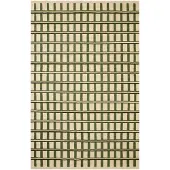 Chhatwal & Jonsson Mysore villamatto Off white-green-dark green, 180x270 cm