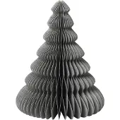 Broste Copenhagen Honeycomb Christmas Tree - Silver - Ø13XH15CM