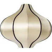 Oi Soi Oi Indochina Classic Onion S lampunvarjostin Kit-musta